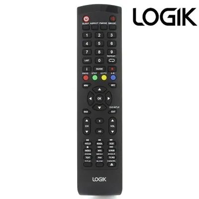£10.69 • Buy Genuine Logik 100% L24HED18 L24HE18 L32HE20 L32HE15 L32HED15 TV Remote Control
