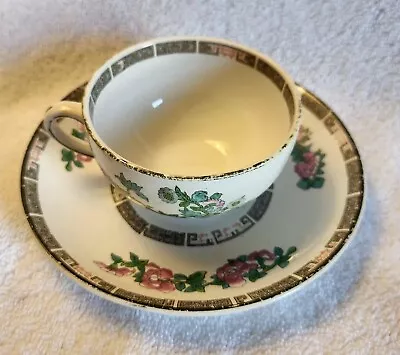 Vtg John Maddock And Sons Ltd Royal Vitreous Tea Cup And Saucer Made In England • $10.99