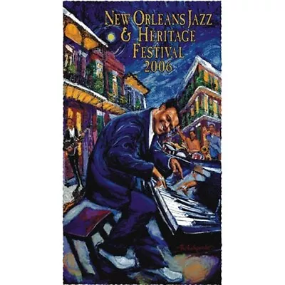 New Orleans Jazz Fest Poster 2006 Fats Domino JAMES MICHALOPOULOS Mint Unsigned • $300