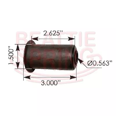 Chevy GMC S-10 Rear Leaf Spring Bushing RB117 • $14.58