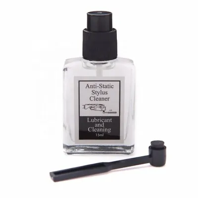 Anti-Static Stylus Cleaner Brush & Cleaning Fluid/Turntable Vinyl Records • $13.98