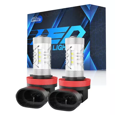 6000K H11 H8 LED Fog Light Lamp Bulbs For Ford Focus 2005- 2015 2016 2017 2018 • $19.99