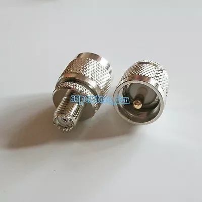 1Pcs Mini UHF Female Jack To UHF Male Plug PL259 RF Connector Converter Adapter • $2.84