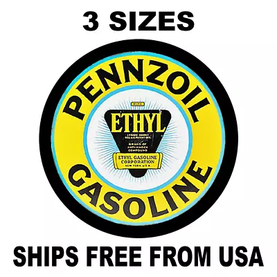 Vintage Replica PENNZOIL Sticker Sign Motor Oil -Vintage 1960's Racing Decal • $14.97