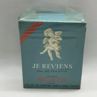 VTG JE REVIENS Eau De Toilette Parfums Worth C.9504 Sealed In France 2fl.oz • $59.99