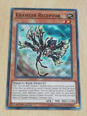 Yugioh Card - Krawler Receptor - CIBR-EN019 1ST EDITION • £0.99