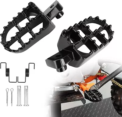 Foot Pegs Rests Footpegs For Yamaha PW50 PW80 PW 50 80 Dirt Bike • $10.95