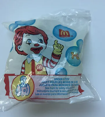 2006 McDonald's Under 3 Toy Baby Ronald McDonald On Rolling Toy NIP • $9.99