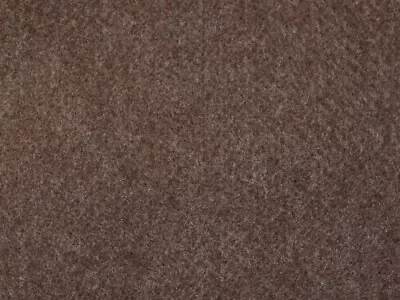 Minerva Undercollar Melton Fabric Brown - Per Metre • £10.99