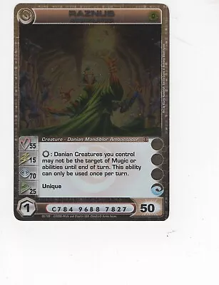 Chaotic Creature Card Danian Rare Raznus Assimilated Mid Energy • $1.50