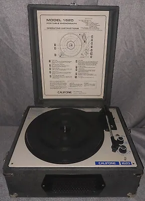 Califone 1620 Portable 2 Speed Classroom Phonograph Record Player Turntable • $99.99