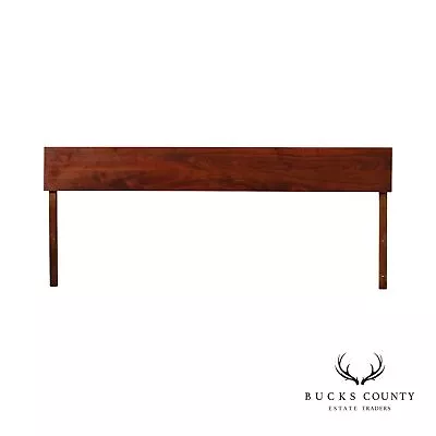 Mid Century Modern King Size Solid Walnut Headboard • $1795