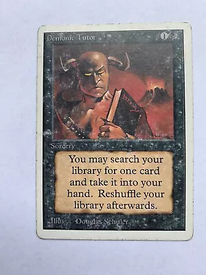 $56.97 • Buy Demonic Tutor X1 Mtg Unlimited HP
