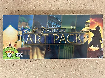 7 Wonders Art Pack Cards Expansion Antoine Bauza Repos Promo Sealed • $10