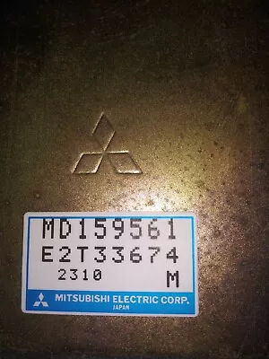 1G 91 92 93 94 1.8L Mitsubishi Eclipse Laser ECU MD159561 Non Prom • $50