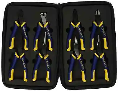 IRWIN Tools VISE GRIP 2078714 8 Piece Mini Pliers Set With Case • $97.99