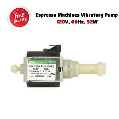 Espresso Machine Vibration Water Pump Coffe Maker Replacement Part 120V 52W • $74.56