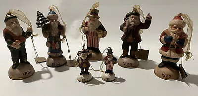 Lot Of 7 Five Large 2 Small Memories Of Santa Figurines N0 Boxes • $13.99