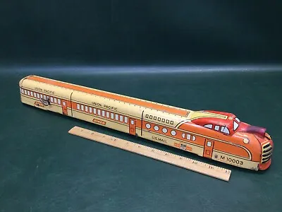 Vintage Marx Tin Litho Windup Union Pacific US Mail M10003 Floor Train 1930s  • $125