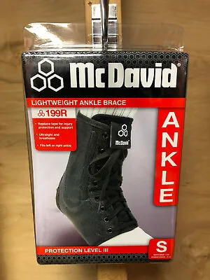 McDavid 199R Lightweight Ankle Brace Black Adult Size Brand New • $23