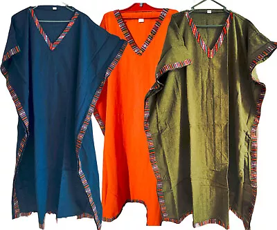 Meditation Kaftan Robe Poncho Maxi Gown Dress Nightwear Sleepwear Loungewear  • £22.99