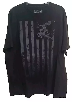 Metal Mulisha Flag Skull Black T Shirt Size 2X • $14.99