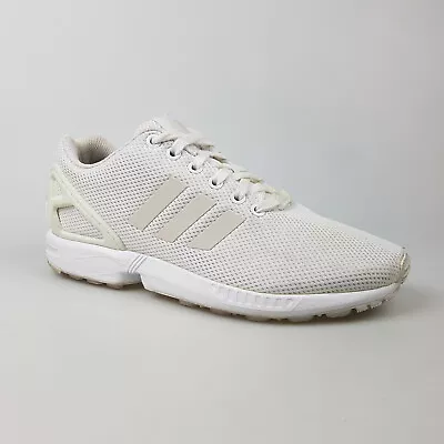Men's / Youth ADIDAS 'ZX Flux' Sz 6 US Runners Shoes White | 3+ Extra 10% Off • $31.49