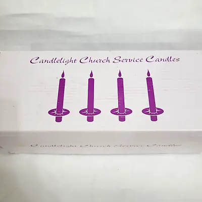 200 Church Candles With Drip Protectors For Devotional Candlelight Vigil 5   • $27.99