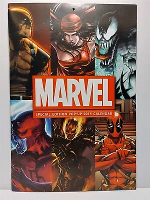 Marvel Special Edition Pop-up 2015 Calendar - Venpm - Daredevil - Wolverine • $9.05