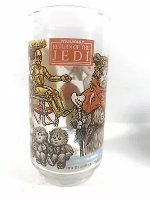 1983 Star Wars Burger King Coca Cola Ewok R2D2 C3PO Return Of The Jedi Glass • $12.95