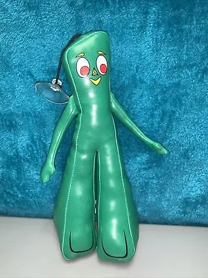 New Vintage 9” Vinyl Gumby Doll Green Car Window Suction Hanger Hanging Toy Gift • $14