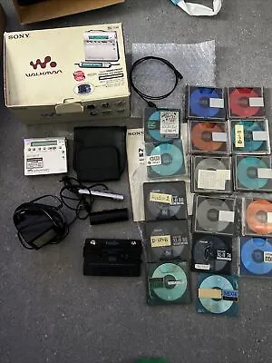£125 • Buy Boxed SONY Portable MD Player Walkman MZ-R900 MiniDisc Player Recorder