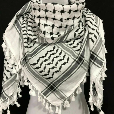 £28.93 • Buy Shemagh Keffiyeh Arab Scarf Palestine Original Arafat Hatta Brand Cotton Scarf''