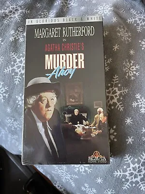 Murder Ahoy SEALED VHS Margaret Rutherford Black & White Agatha Christie • $12