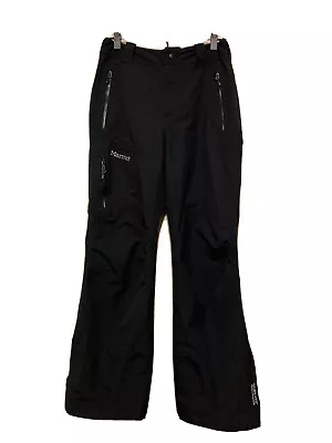 Marmot Small Petite Goretex Ski Snow Snowboard Pants Black Snowboarding Gore-Tex • $36