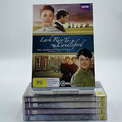 Lark Rise To Candleford Seasons 1 - 4 Region 4 PAL 18 Disc Box Set • £17.51