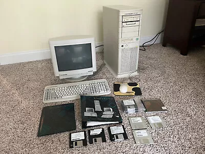 *Rare & All Original* Gateway 2000 4DX2-66V 486 DOS & Windows 3.1 PC Tower Setup • $649.99