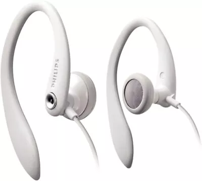 Philips SHS3200WT/37 Flexible Earhook Headphones White • $26.99