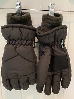 THINSULATE Mens Size One Size Gray 40 Gram Insulation Ski Gloves NEW • $8