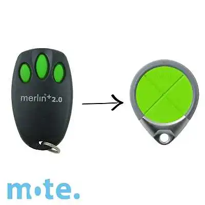 Merlin+ 2.0 E945M Genuine Garage Door Remote For Steel-Line ST50EVOB ST50EVO • $58.80