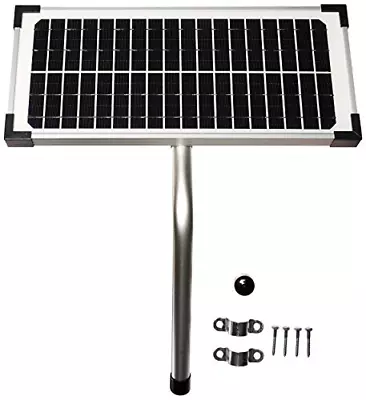 10 Watt Solar Panel Kit FM123 For Mighty Mule Automatic Gate OpenersBlack Cell • $127.94