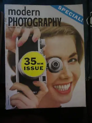 Modern Photography Magazine September 1955 35mm Issue 50 • $14.99