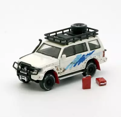 BM Creations Mitsubishi 2nd Gen Pajero Jungle Pack- White - LHD 1:64 Diecast Car • $14.99