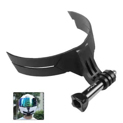 PULUZ Bending Action Camera Motorcycle Helmet Chin Mount (Black) • £6