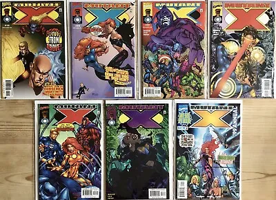 Mutant X Marvel 7 Comic Bundle 2000/2001 Bagged/boarded Havok Inc 99 Annual • £12.99