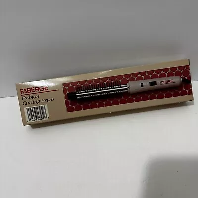 NOS Vintage Faberge Brush Style Curling Iron 1” With Box  • $36