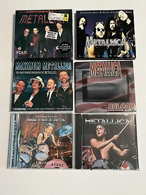Metallica CD Lot - Interviews Collector Books Picks Poster - Excellent Cond • $39.99