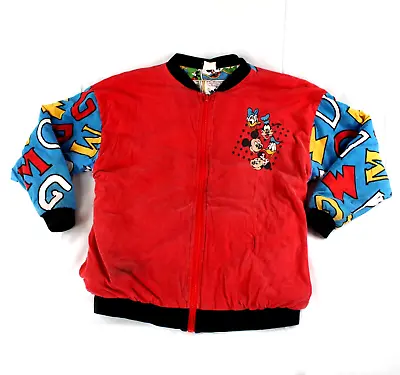 Vintage Mickey Inc Reversable Jacket Coat Youth  Size 7/14 38  Chest 1990s Comic • $49.99