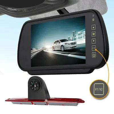 Backup Rear View Camera 7''Monitor Brake Light For Mercedes Benz Sprinter Van • $98.99