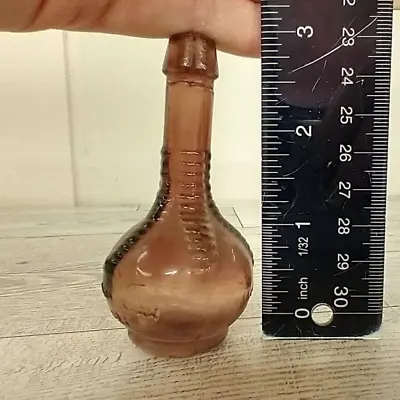Ball And Claw Bitters Glass Bottle Jar 3  Mini Miniature Vintage W/ Cork • $5.99